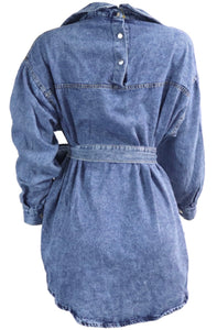 Denim Fanny Tunic Top