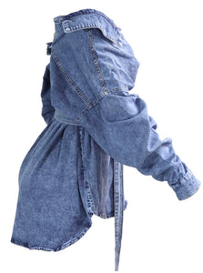 Denim Fanny Tunic Top