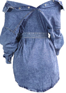 Denim Fanny Tunic Top