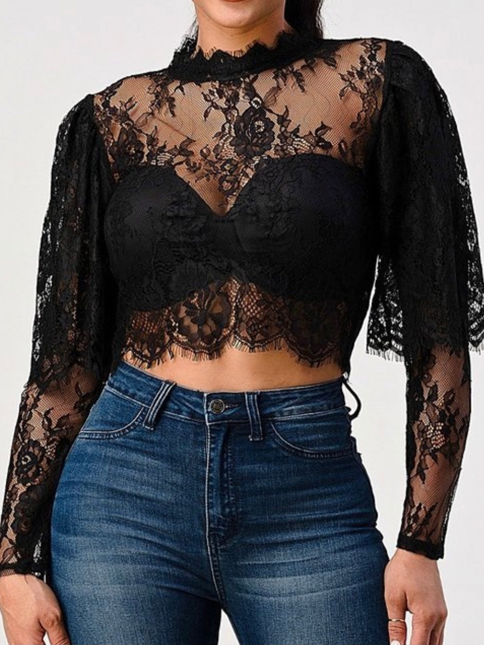 Sexy In Lace Blouse
