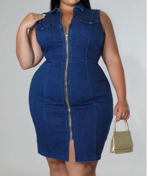 Lovable Curvez Denim Dress