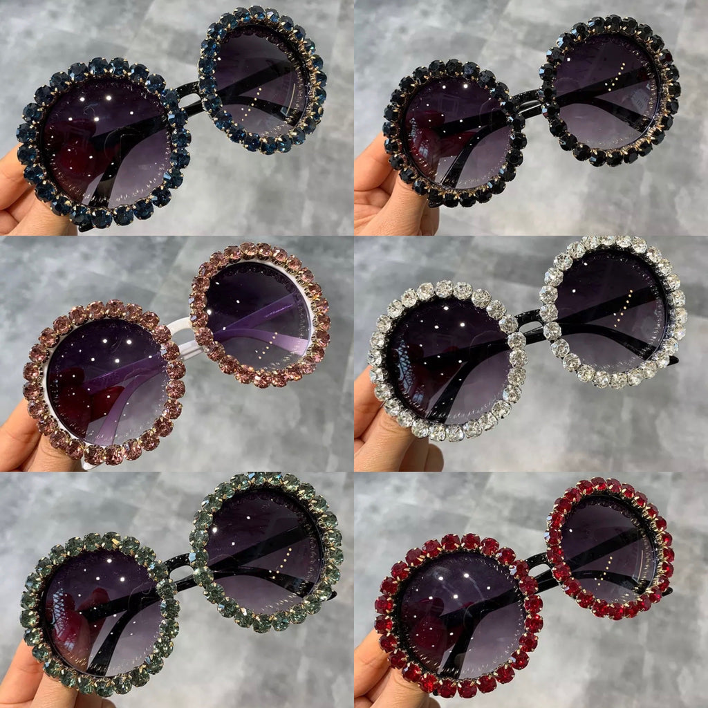 Retro With It Rhinestone Shades