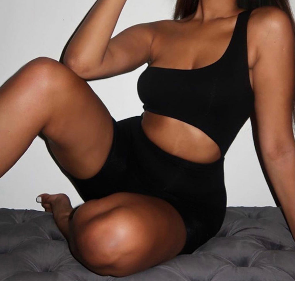 Single Strap Sleeveless Sport Romper