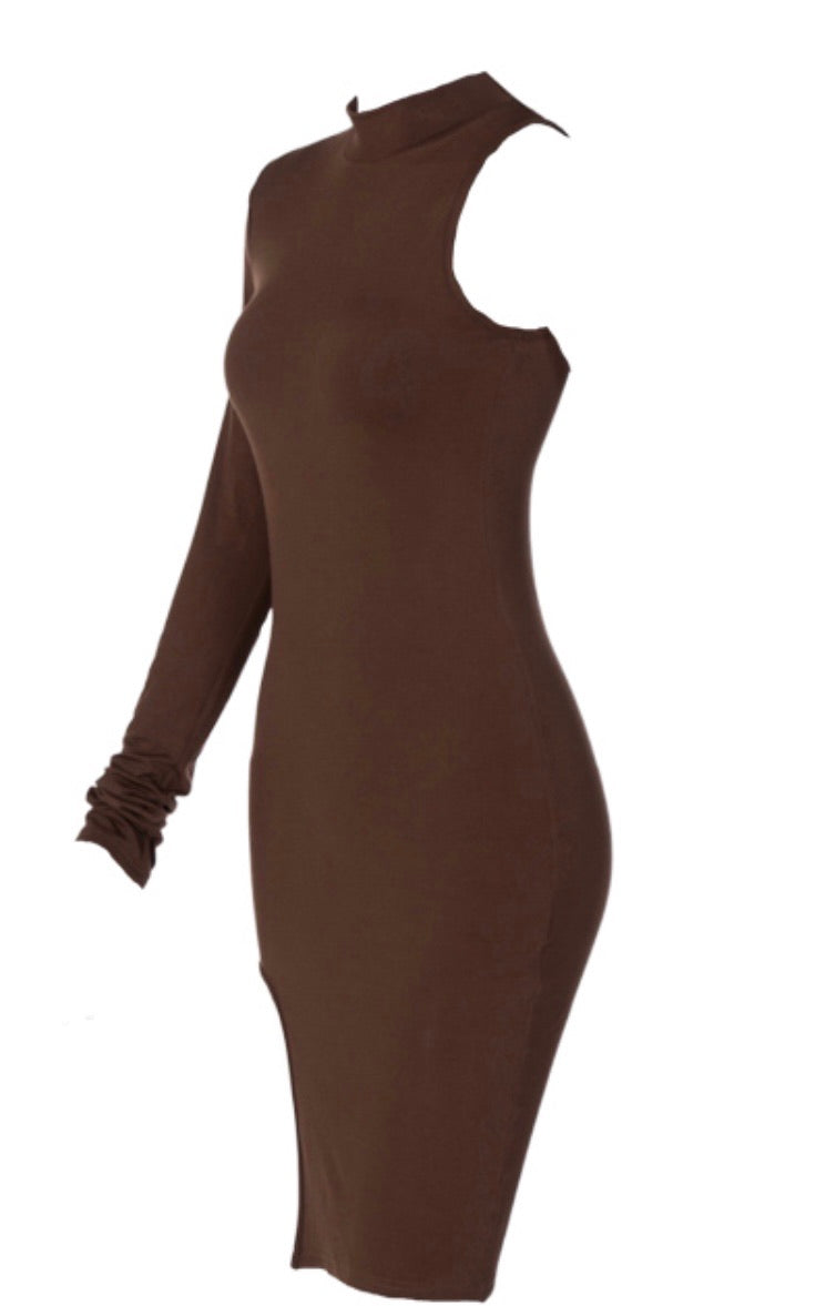 One Sleeve Bodycon Dress